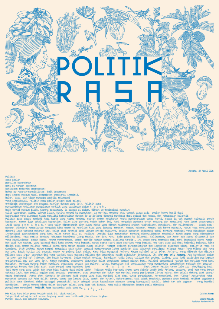 Sampul Politik Rasa